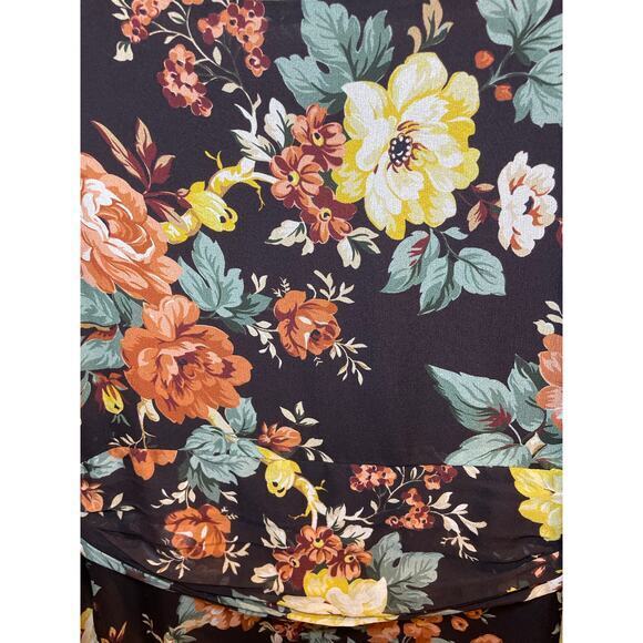 NWT Veronica Beard Floral Flower Silk Long Sleeve Dress Pink Boho Women 4 - Picture 16 of 17